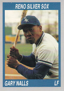 Gary Nalls 1990 Reno Silver Sox card