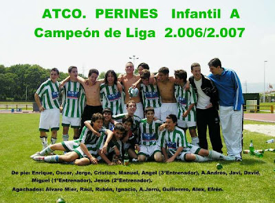 Atletico Perines infantil A Campeón de liga 2006-07