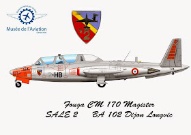 Fouga CM 170 Magister N°124