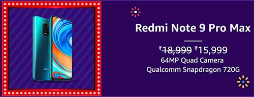 Buy Redmi Note 9 Pro Max Just ₹15,999