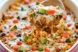 QUINOA ENCHILADA CASSEROLE