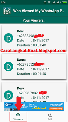 Cara mengetahui orang yang melihat WhatsApp