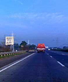 sign on Mumbai-Pune expressway