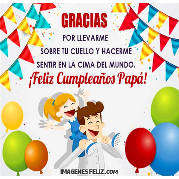 Feliz Cumpleaños Papá