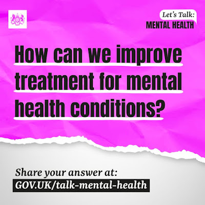 June 2022 UK Govt call for evidence regarding mental health