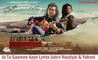 Jo Tu Saamne Aaye Lyrics
