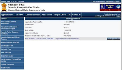 New Online Passport Appointment Booking Process