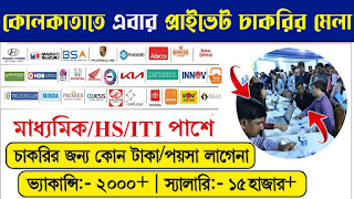 Kolkata Job Fair 2022 | Best Private Jobs In Kolkata 2022 | Jobs In Kolkata 2022 | Apply Online