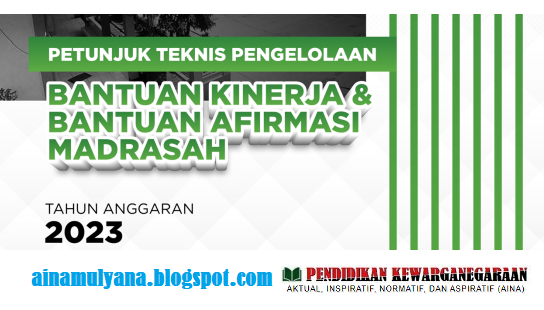 Juknis Pengelolaan BKBA Madrasah Tahun Anggaran 2023