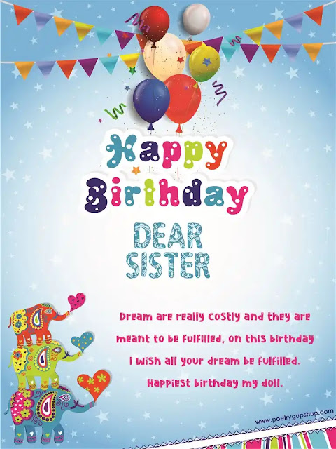 Birthday Wishes for Sister 18