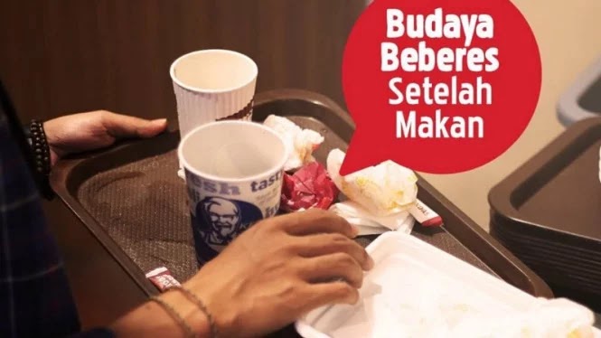 Netizen Indonesia Ribut Gara-gara Ajakan Beberes Setelah Makan