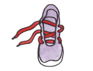 tie shoelaces