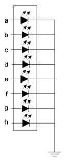 7 segment common cathode