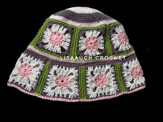 crochet flower bucke that - Katy perry