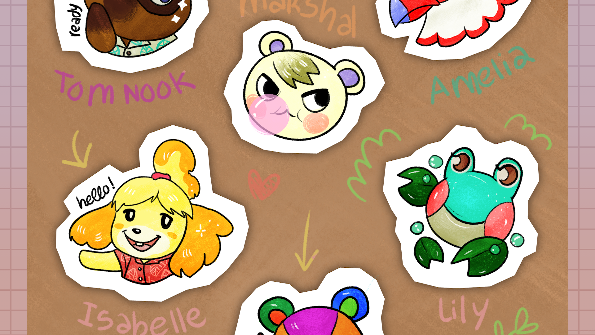 animal crossing new horizons stickers