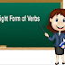 Right Form of Verbs
