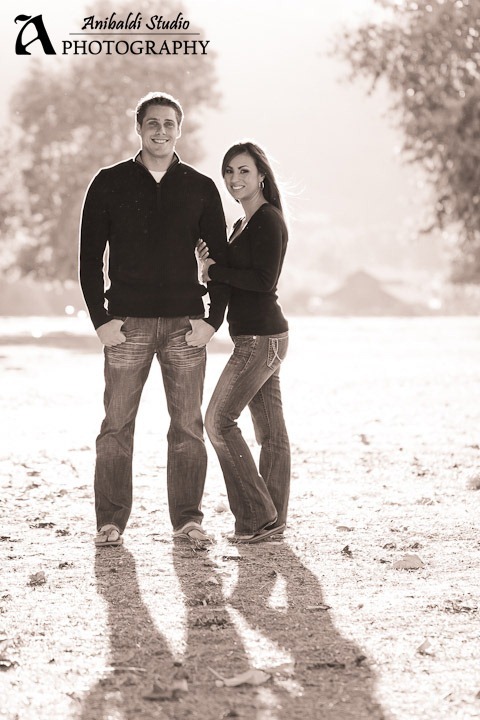 cute temecula engagement photo