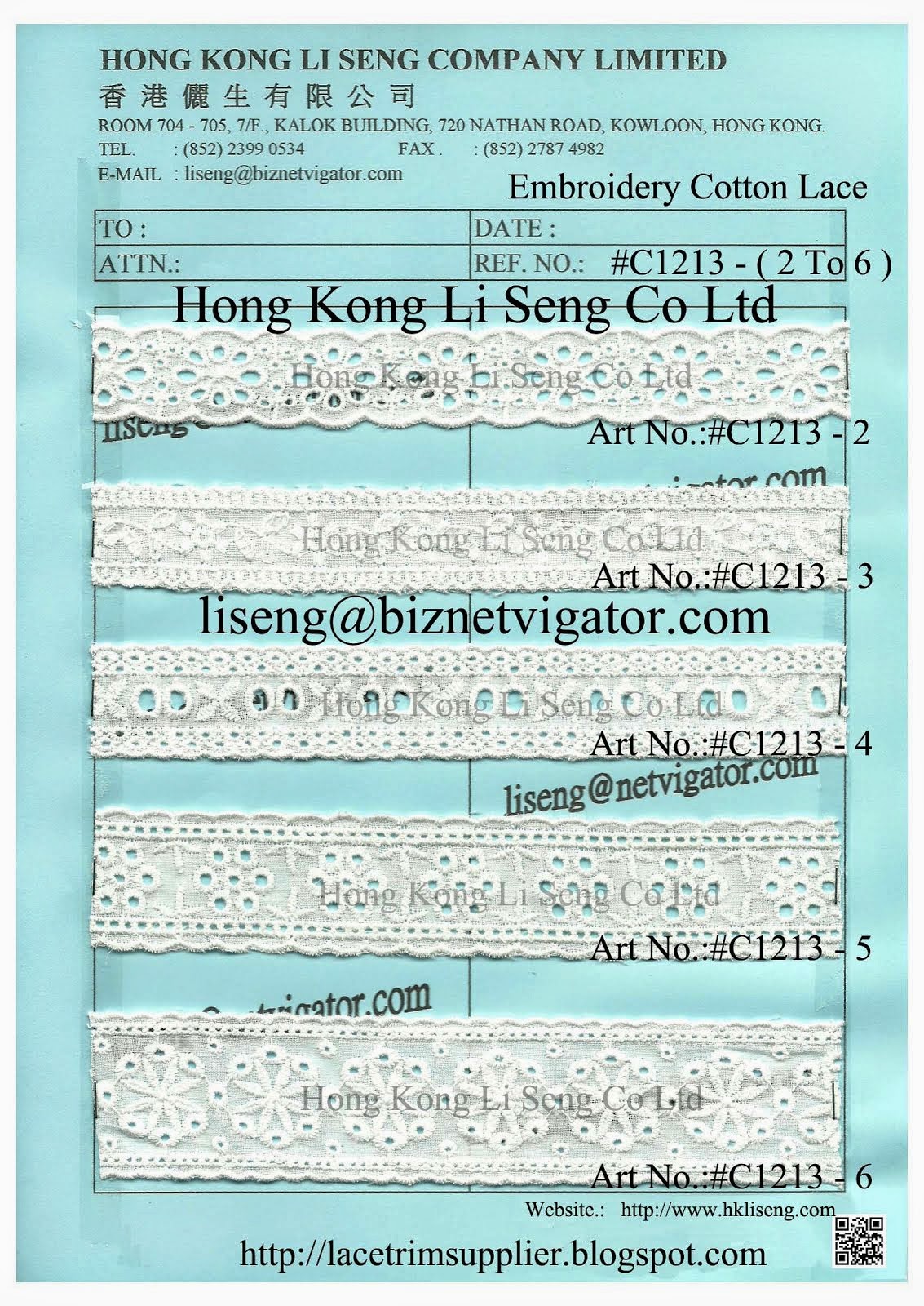 Apparel Trims Supplier and Manufacturer - Hong Kong Li Seng Co Ltd