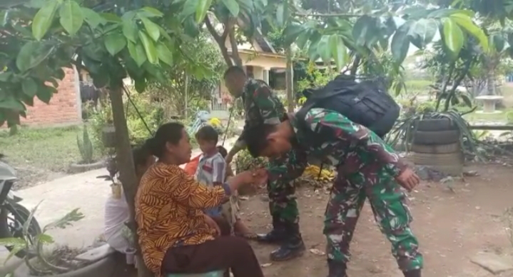 Program TMMD Berakhir, Satgas TMMD Berpamitan Dengan Warga 