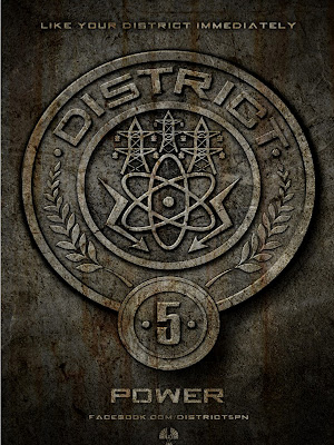 The Hunger Games District 5 Power Poster
