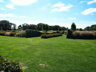 Sussex Prairies Garden. Amazing flowers and good example of garden design. Structure and hedging work with the flowing plants