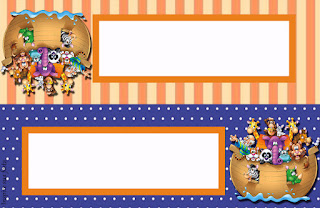 Noah´s Ark Free Printable Candy Bar Labels.