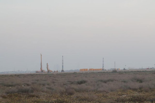 Picture of the Kingdom Tower construction site