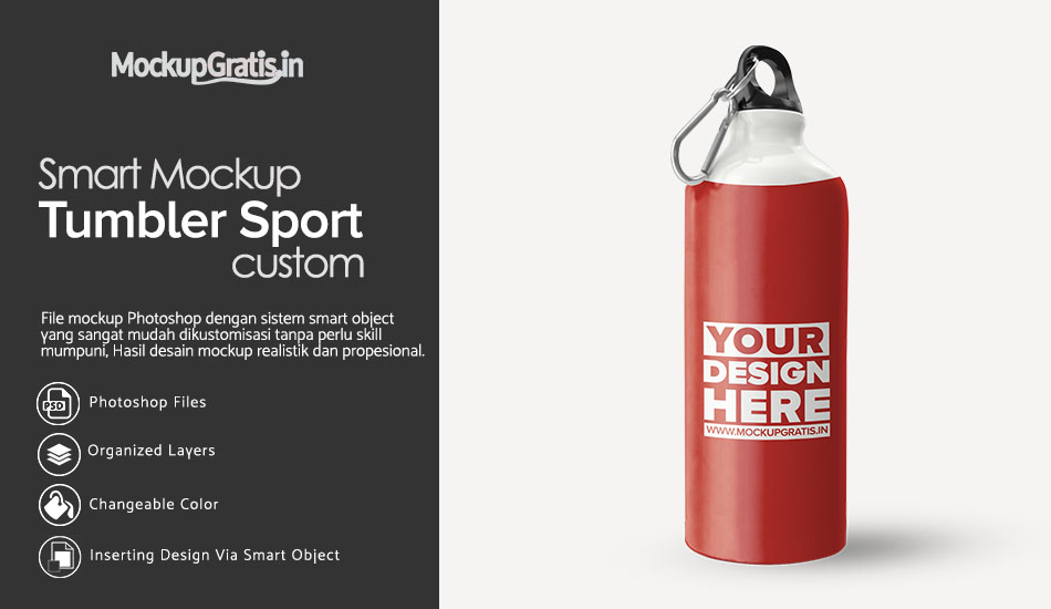 Download Mockup Tumbler Sport Gratis PSD File | MockupGratis.in ...