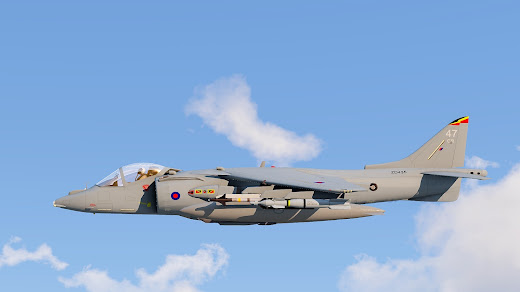 Arma3用のAV-8B Harrier II 攻撃機MOD