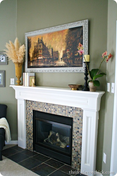 how to decorate a mantel
