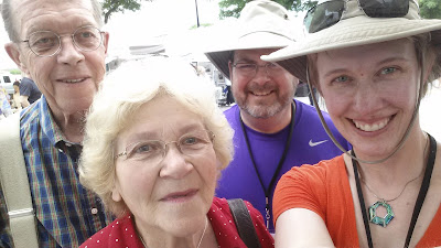 Family at an Art Show