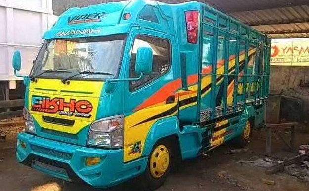 modifikasi truk engkel 4 ban