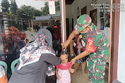 Meski Tupoksi TNI Penegakan Kedaulatan Negara dan Keutuhan NKRI, Babinsa Serka Suyanto Lakukan Pendampingan Posyandu Balita