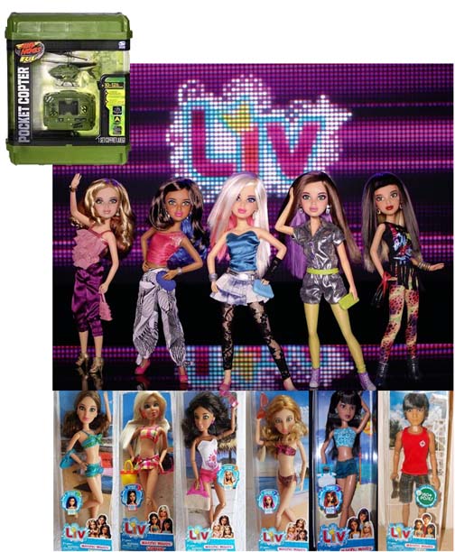 Standing approximately 12 inches tall each of the Liv Dolls are 