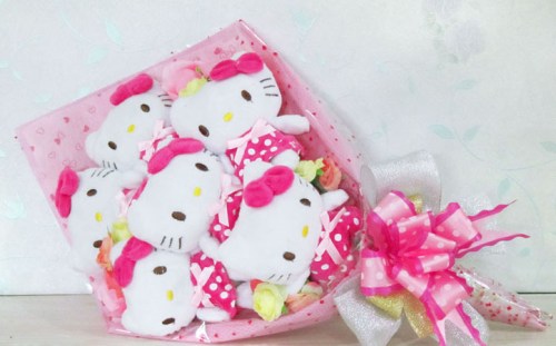 Bouquet Bunga  Hello  Kitty  Yang Unik Dan Menarik