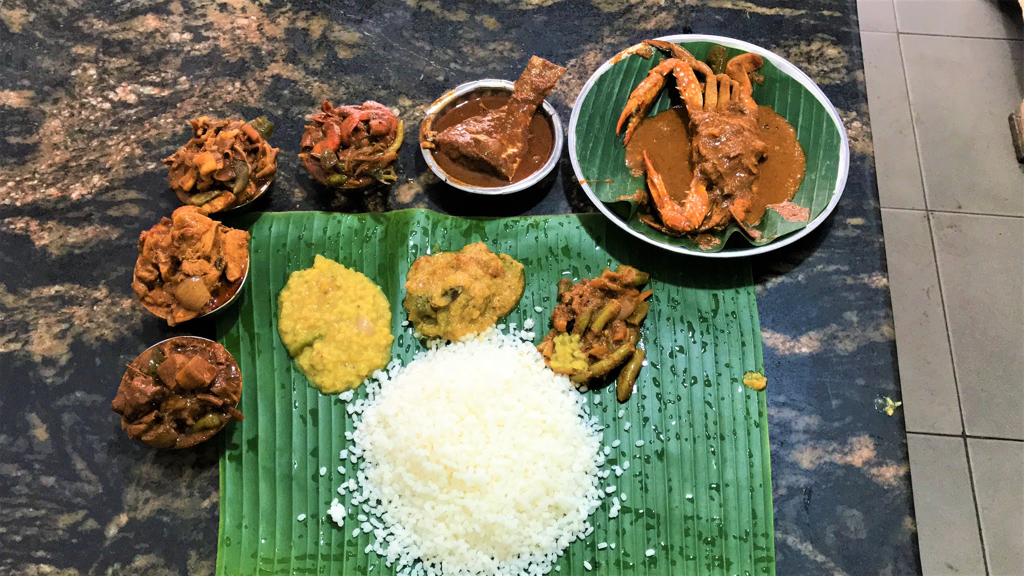 Tamil Style Non-Veg Lunch At Colombo - New Murugan Cafe