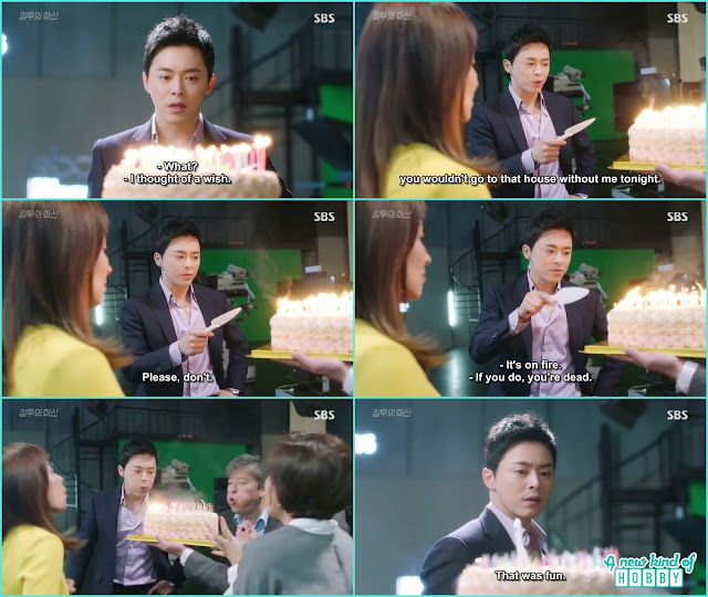  in the end hwa shin wish na ri wouldn't go to jung won house and they blew the candles - Jealousy Incarnate - Episode 19 (Eng sub) 
