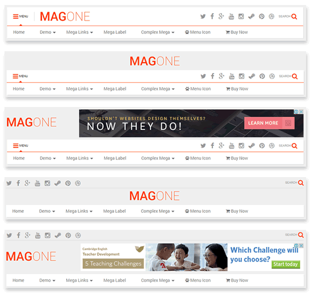 MAGONE 6.8.9 MAGAZINE BLOGGER TEMPLATE Free Download Now
