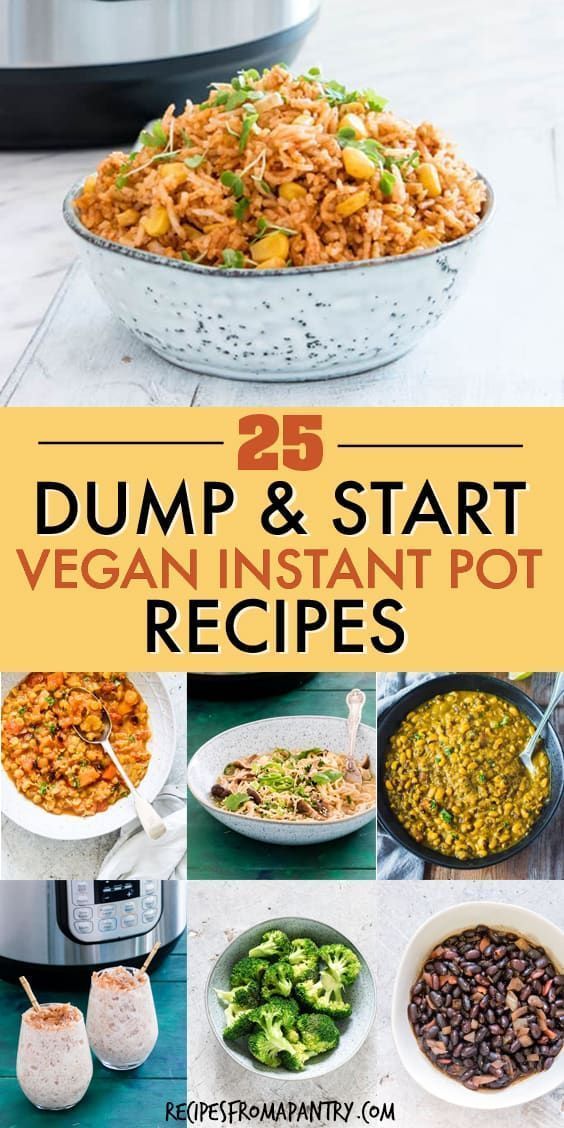 This awesome collection of tried and tested Dump and Start VEGAN Instant Pot Recipes includes a variety of delicious recipes. Just dump in the Instant Pot, press start and the magic pot will do the rest #Instantpotrecipes #pressurecookerrecipes #easyrecipes #dumpandstartrecipes #dumprecipes #recipes #instantpotdumprecipes #pushandstartrecipes #veganrecipe #vegan #vegandumpandstart #dumpandpushstart #veganinstantpotrecipes #easyveganrecipes This awesome collection of tried and tested Dump and Start VEGAN Instant Pot Recipes includes a variety of delicious recipes. Just dump in the Instant Pot, press start and the magic pot will do the rest #Instantpotrecipes #pressurecookerrecipes #easyrecipes #dumpandstartrecipes #dumprecipes #recipes #instantpotdumprecipes #pushandstartrecipes #veganrecipe #vegan #vegandumpandstart #dumpandpushstart #veganinstantpotrecipes #easyveganrecipes