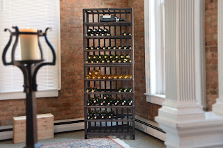 iron wine rack plans