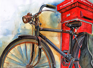 Lukisan Sepeda