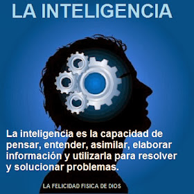 LA INTELIGENCIA  La inteligencia es la capacidad de pensar, entender, asimilar, elaborar información y utilizarla para resolver y solucionar problemas. 