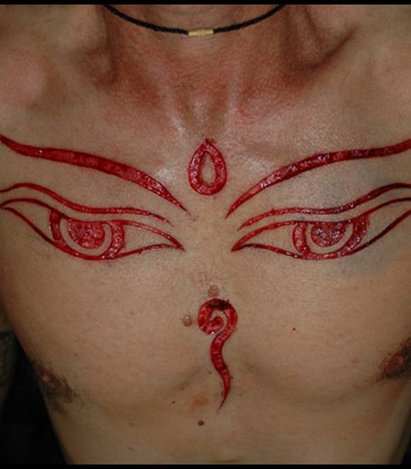 scarification tattoo. Scarification Tattoos