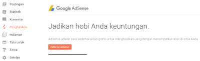 cara mendapatkan uang dari Google AdSense dengan Blog terbaru 2020