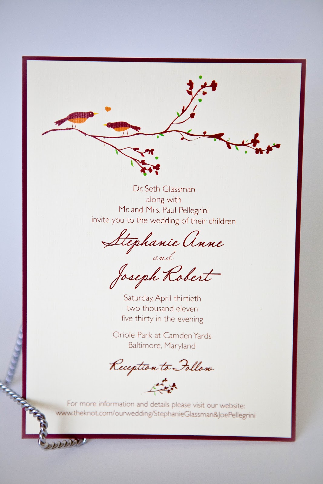  Designed Wedding Invitation :: Layered Card Invitations Baltimore