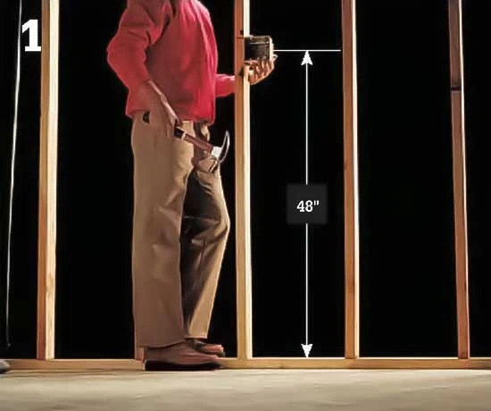 Colocando caja para apagador - Instalaciones eléctricas residenciales