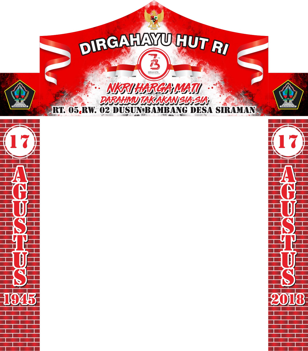 Contoh Gapura Agustusan UKI82 NgebloG