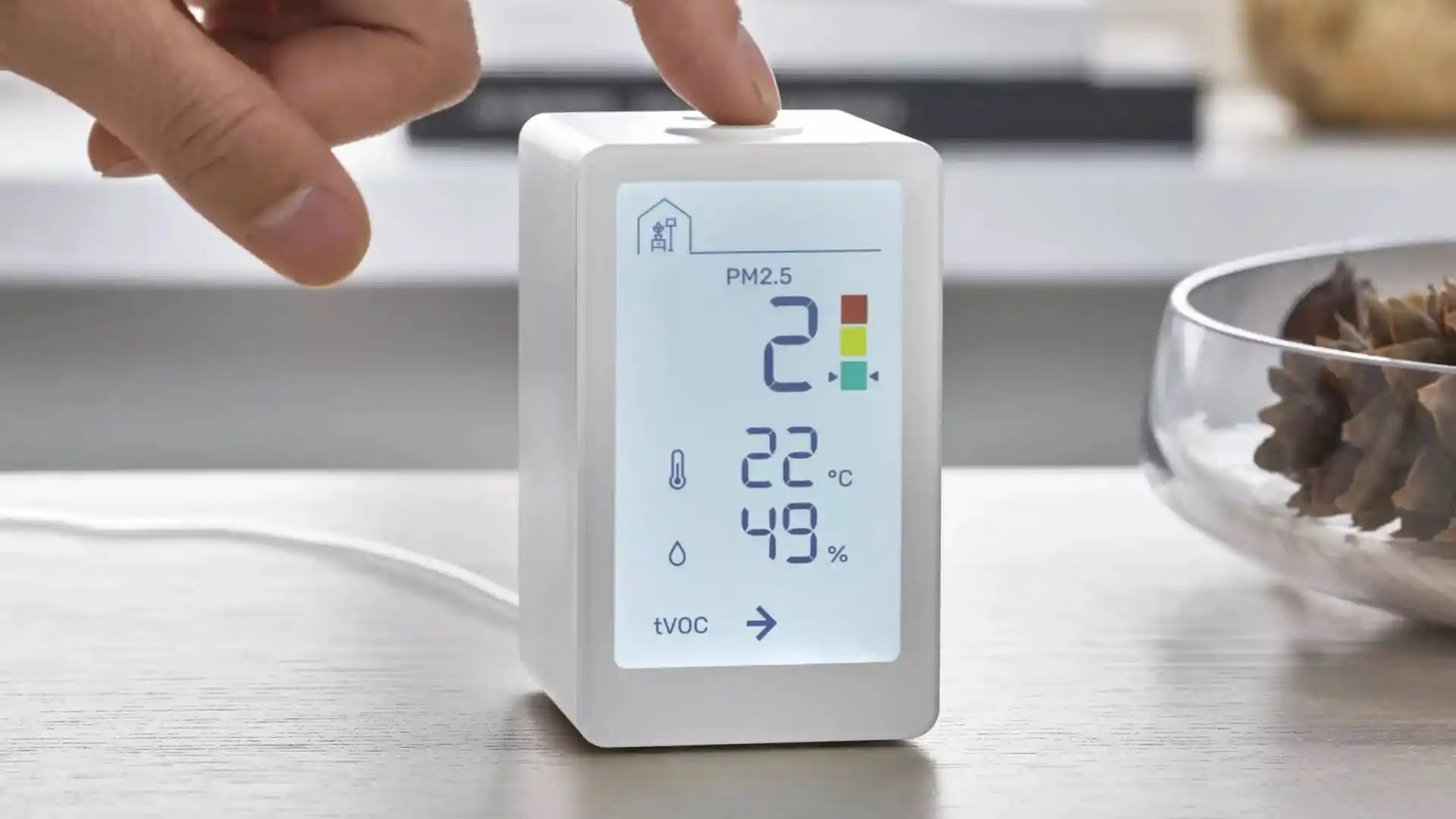 Smart sensor from IKEA to detect air pollutants in the home IKEA has added a new product to its list of smart home products that will make the home noticeably healthier. With a new sensor from IKEA indoor air pollutants in the home can now be detected to help make the air cleaner.  Vindstryka's new air quality sensor measures a type of "particulate matter" known as PM2.5, which is invisible to the naked eye and can pass through your lungs into your bloodstream. In the home, these respirable particles are usually produced by cooking, candles, some types of heating, and tobacco smoke.  Besides PM2.5, Vindstryka also measures humidity, temperature and TVOC (total volatile organic compound), which measures pollution levels for various gases. On the downside, the IKEA sensor does not measure carbon dioxide or carbon monoxide, which means it is not a comprehensive, stand-alone solution.  However, Vindstryka does have a handy screen to show you live readouts of everything you're following, and its main benefit is that it connects to IKEA's new Dirigera smart home platform. This means it can be used to automatically turn on other smart home devices, such as fans or air purifiers, based on air quality readings.  Of course, IKEA makes its own versions of these devices, including the Starkvind air purifier. You can connect this to a Vindstryka air quality monitor, and it will automatically adjust fan speeds based on the amount of PM2.5 in the air.  The Vindstryka sensor will be available for purchase from April, though IKEA has yet to share official pricing. Some rumors indicate that its cost will be in the range of 39 euros.  Do we need a smart home air quality sensor? There is evidence that our indoor air often contains some hidden harmful substances, such as the PM2.5 particles that our IKEA monitor detects. For example, the Environmental Protection Agency has found that levels of certain irritating gases are, on average, two to five times higher in our homes than they are outside. Separate studies from Dyson found this was exacerbated during global pandemic lockdowns.  With a study from the World Health Organization also finding that 3.2 million deaths per year are caused by household air pollution, there is clearly some benefit in tracking and tackling pollutants in your home — especially if you spend a great deal of time indoors while working from home.  IKEA acknowledges that the Vindstryka sensor is not a panacea, saying that “we know there is no single solution to indoor air pollution” and that it exists in part to raise awareness.