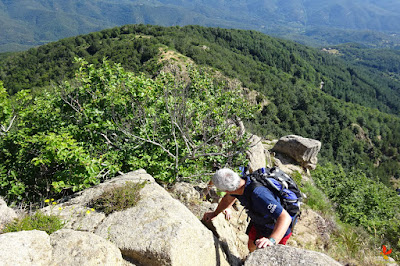 La cresta dels Castellets a les Agudes