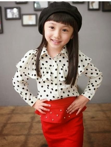  Foto  desain model  baju  anak  perempuan model  korea umur 6 
